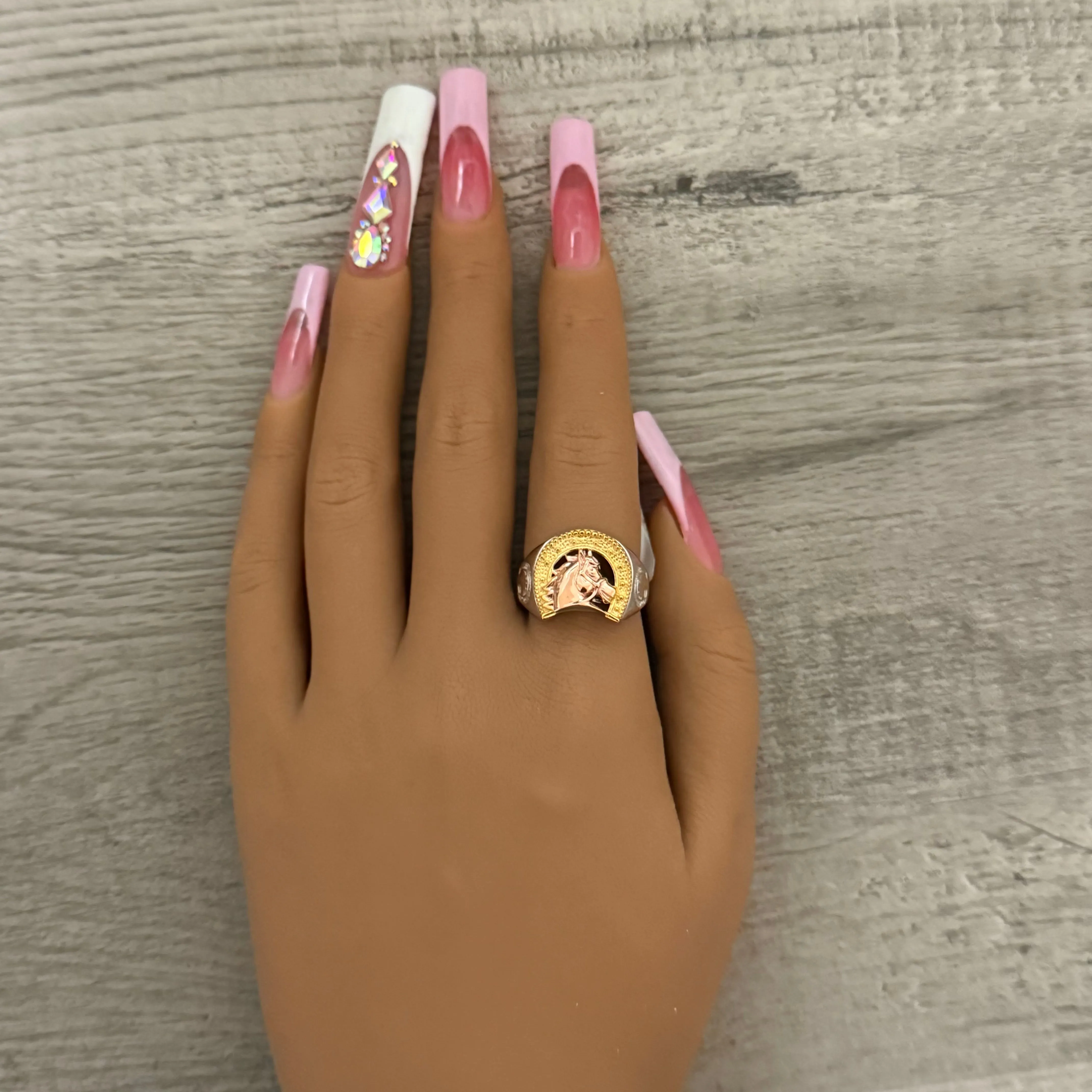 925 Silver Horse Ring