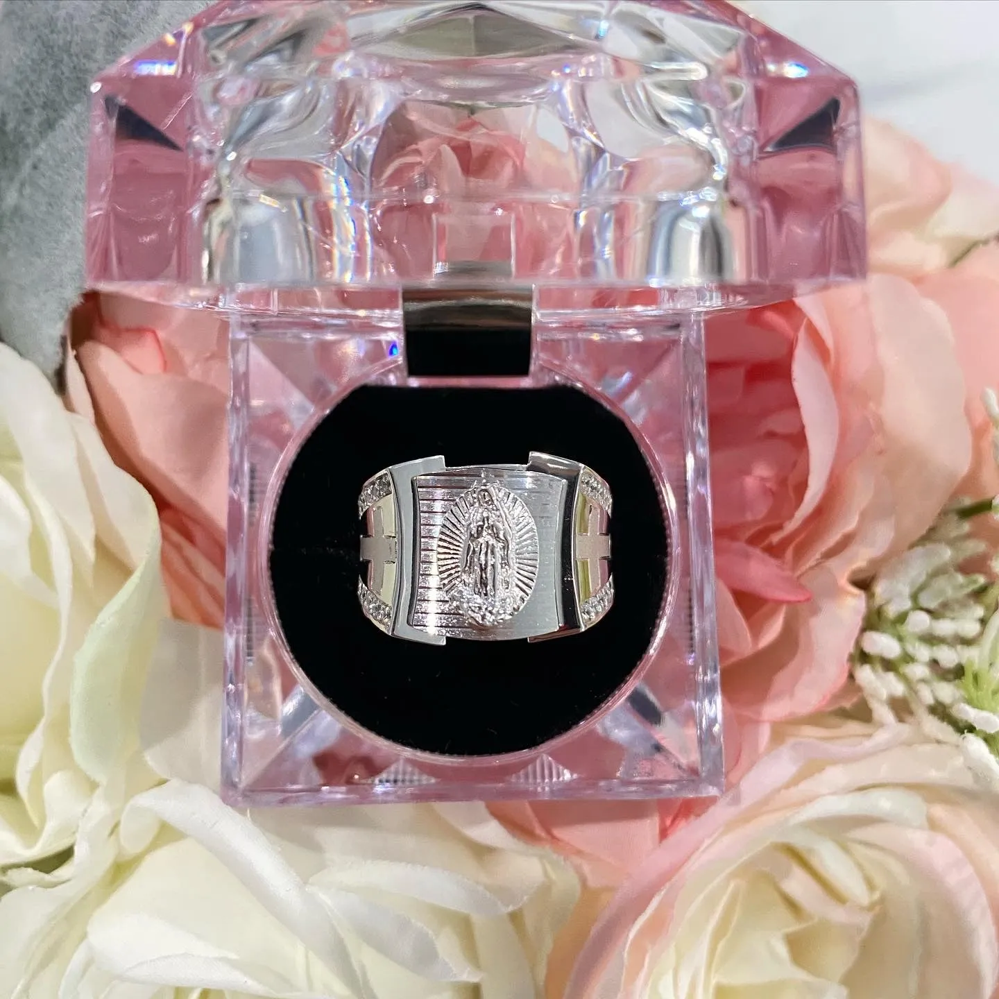 925 Silver Virgencita Ring 021