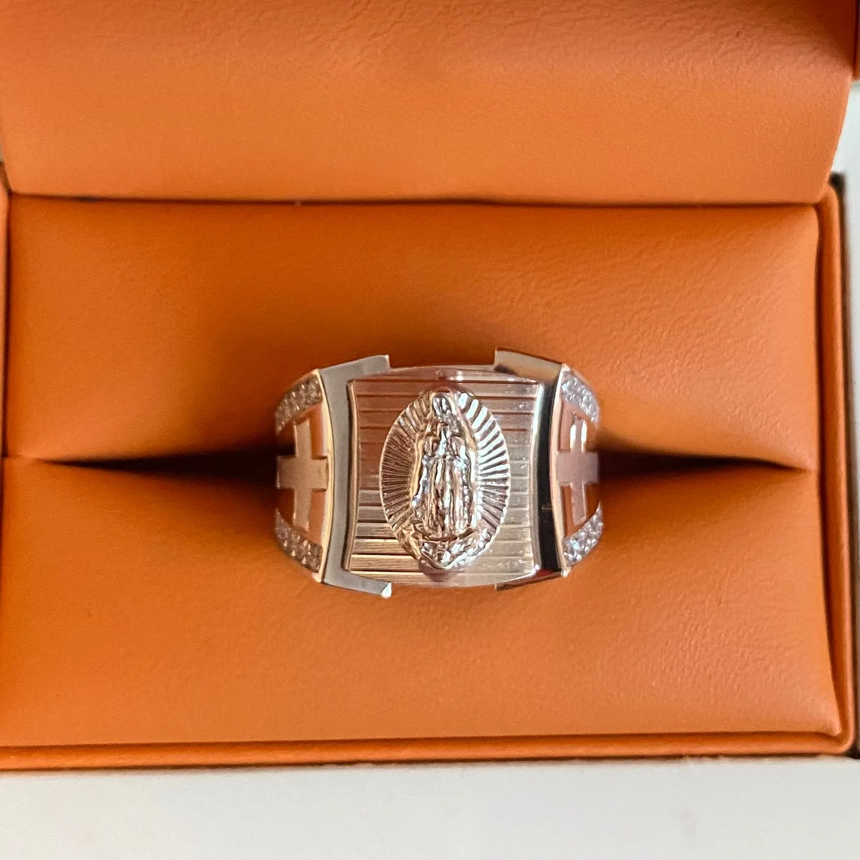 925 Silver Virgencita Ring 021