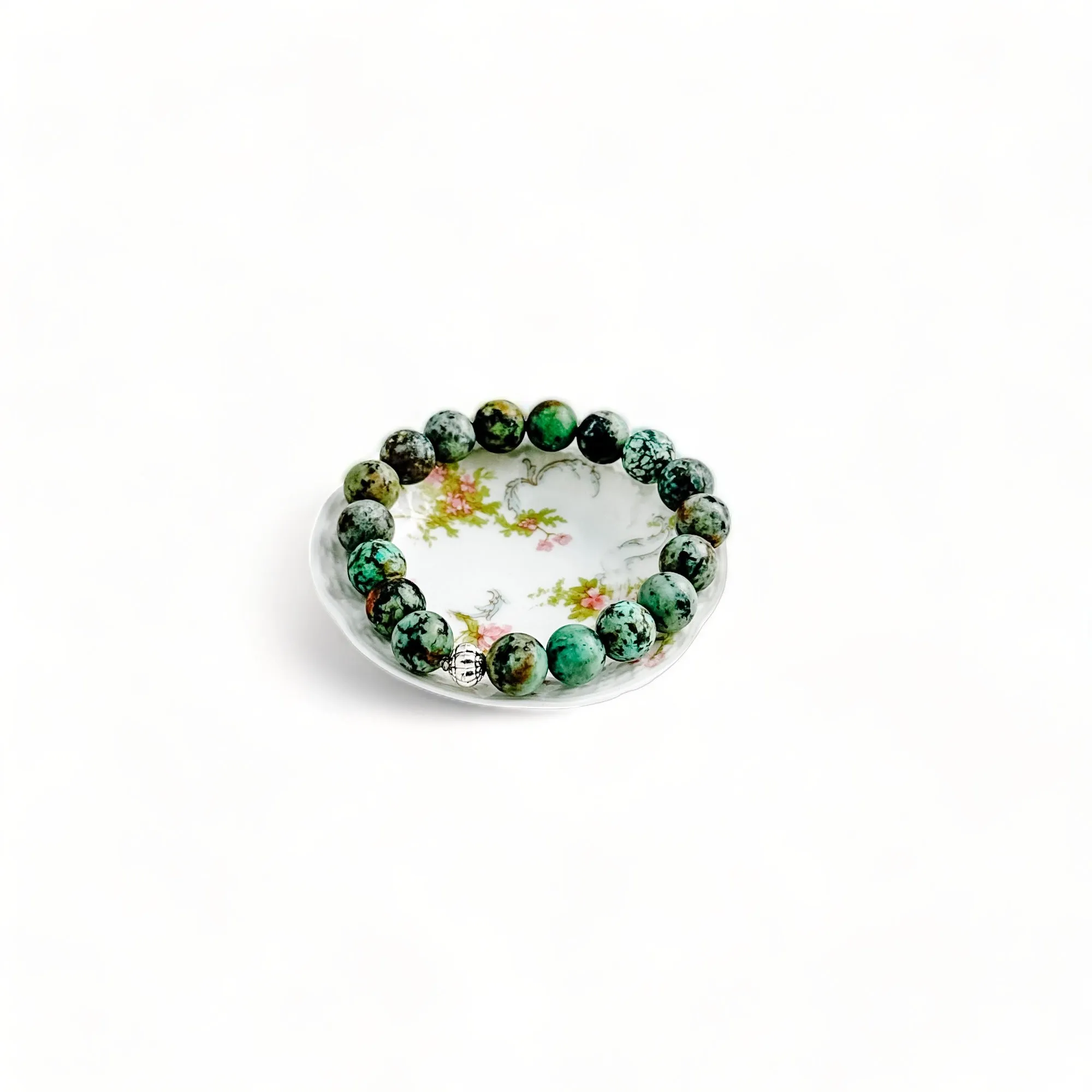 African Turquoise stretch bracelet