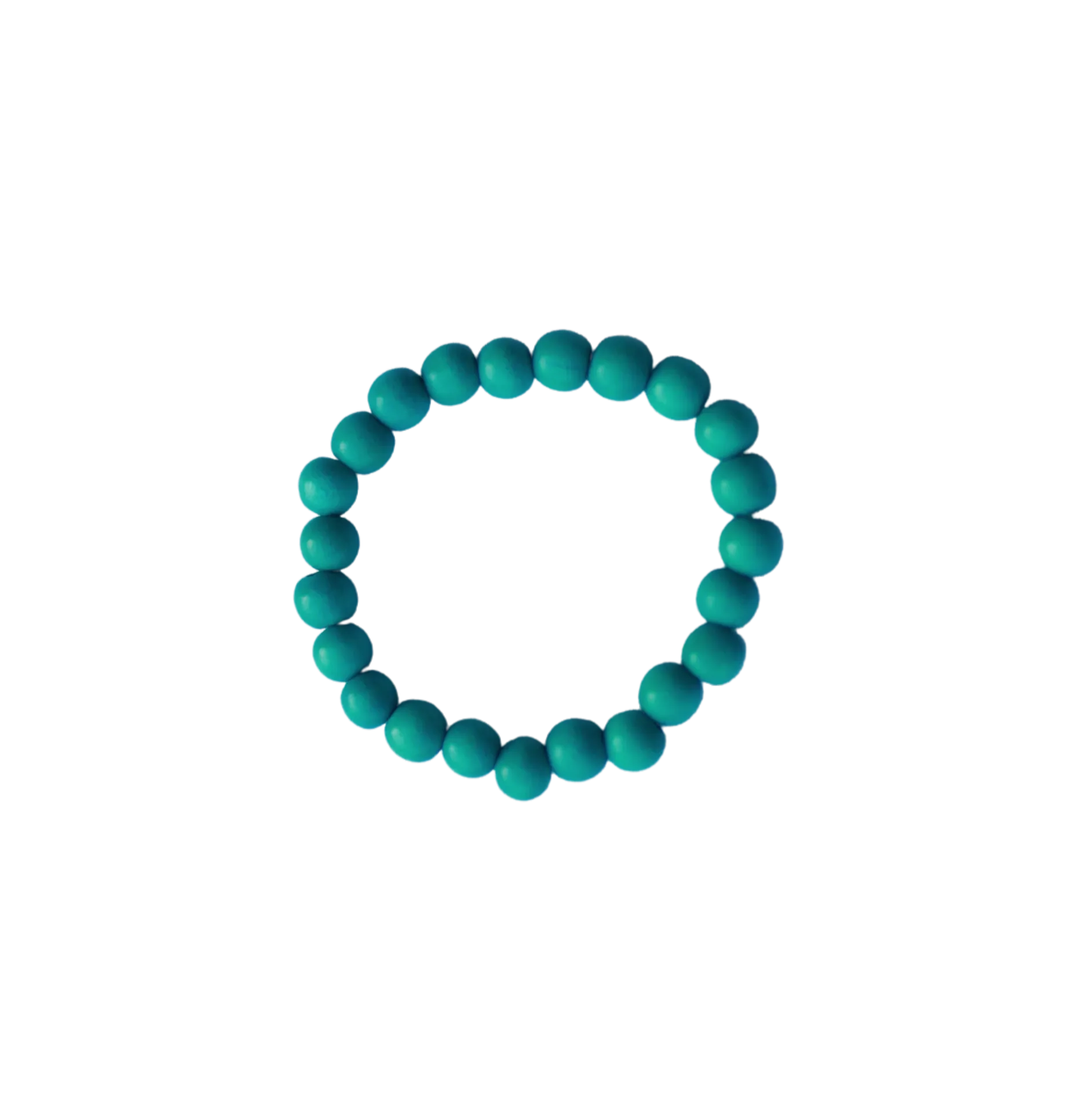 Aquamarine Wood 8mm Bracelet