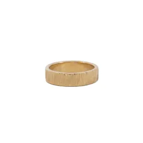 Bark - 5mm Gold Wedding Band