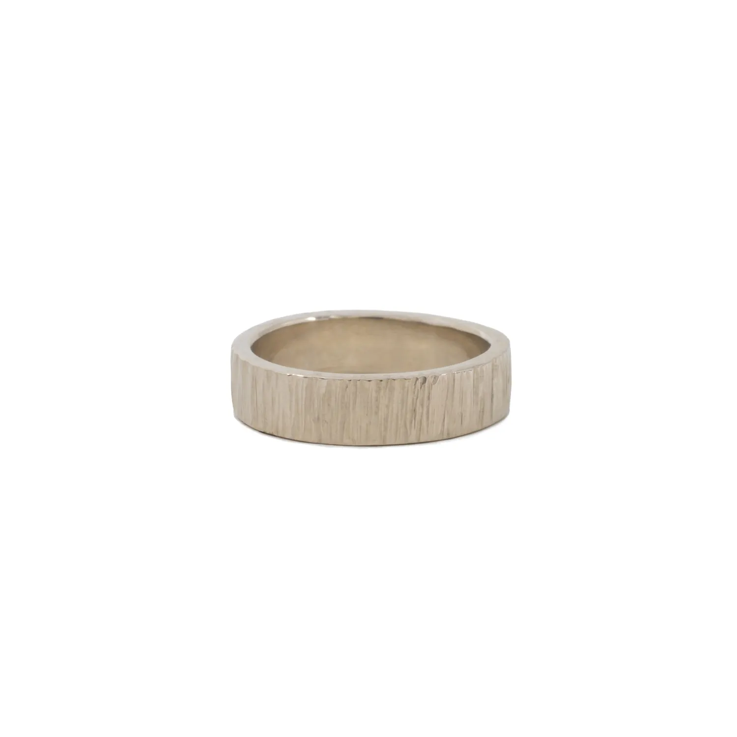 Bark - 5mm Gold Wedding Band
