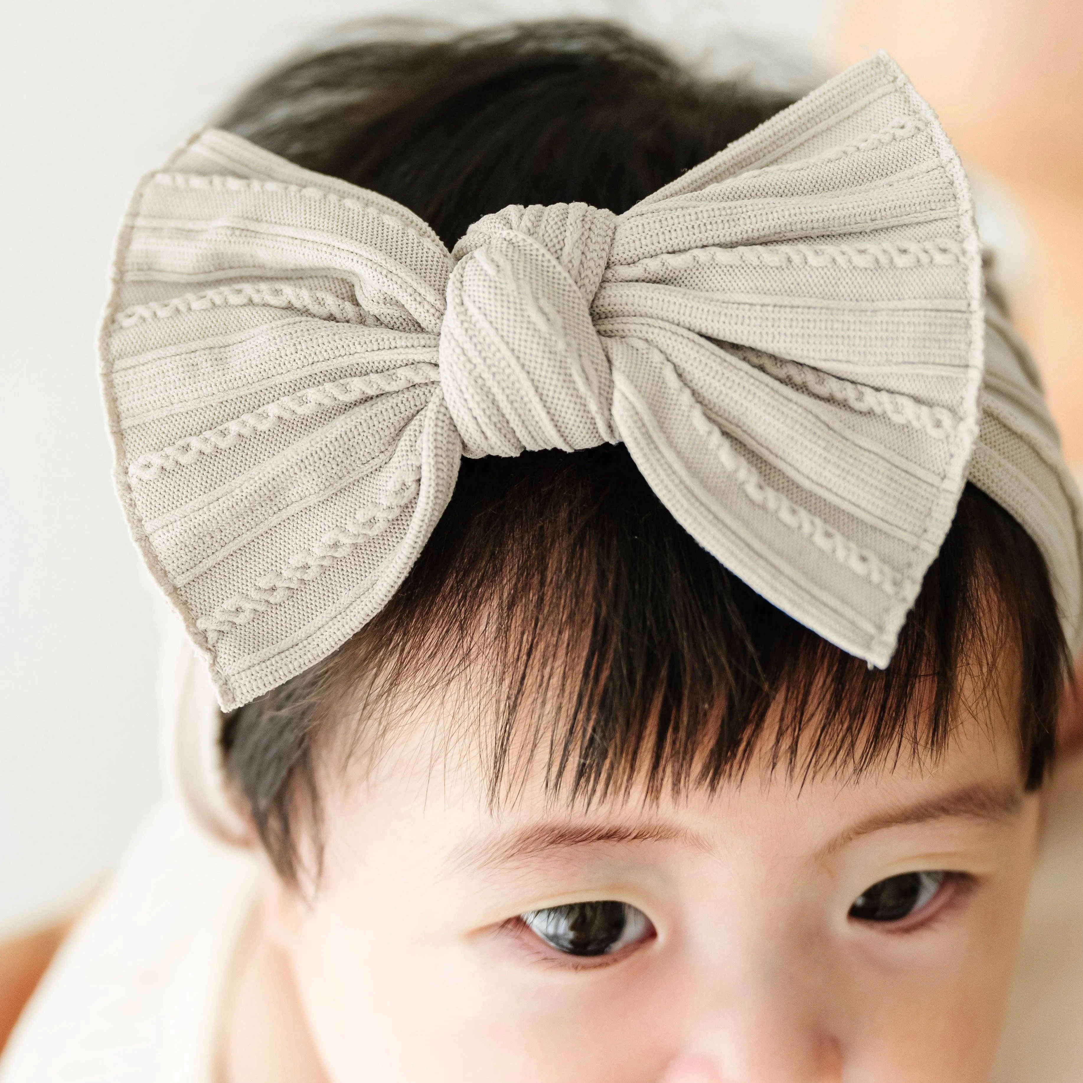 BBB Cable Knot Headband in Mushroom