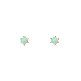 Birthstone Earrings: October Opal