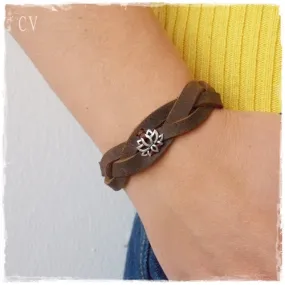 Braided Lotus Bracelet