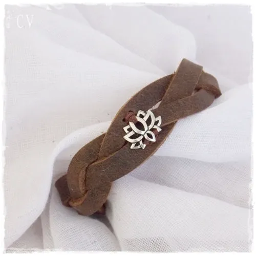 Braided Lotus Bracelet