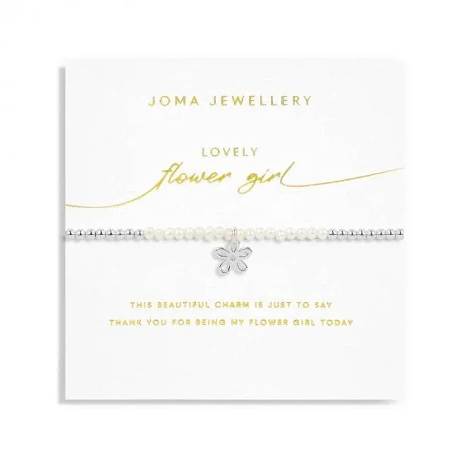 Bridal Pearl Bracelet 'Lovely Flower Girl' C562