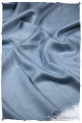 Bul Bul Kentucky Blue Kashmir Wool Scarf