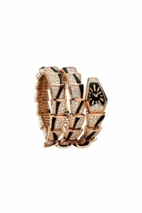 bvlgari serpenti watch 26 mm pink gold