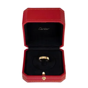 Cartier 18K Yellow Gold 8 Diamond Love Ring 49