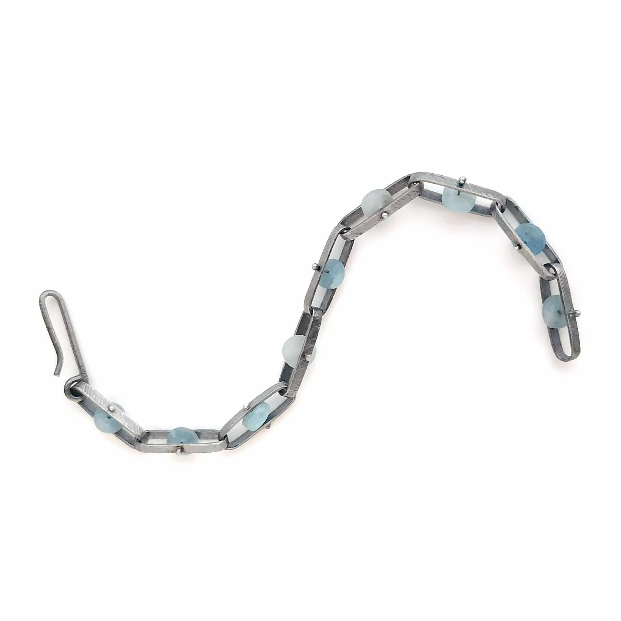 Carved Band Link Bracelet