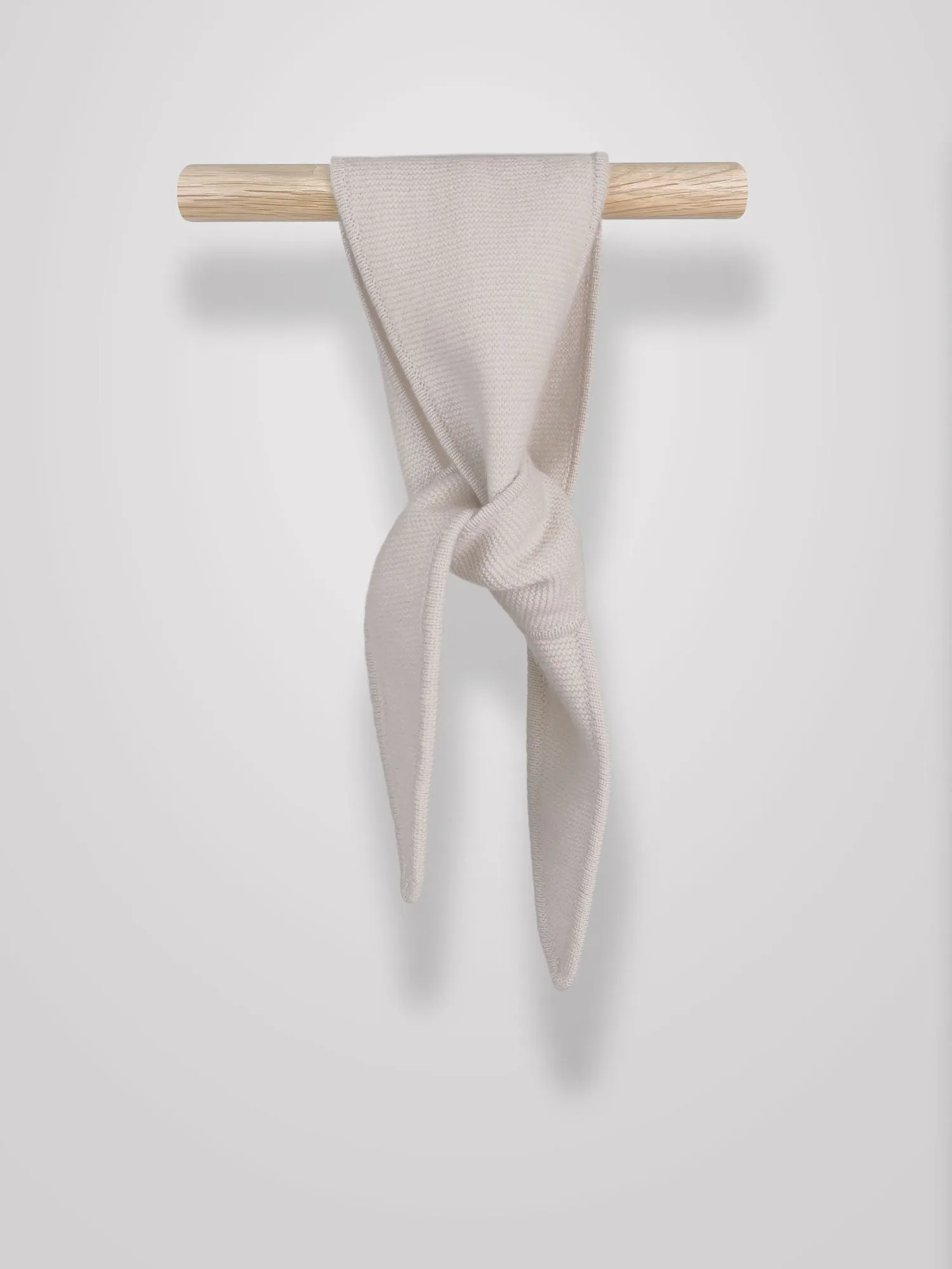 Cashmere mini scarf "Alfie" - Cream