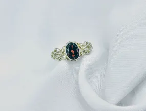 Celtic Garnet Ring