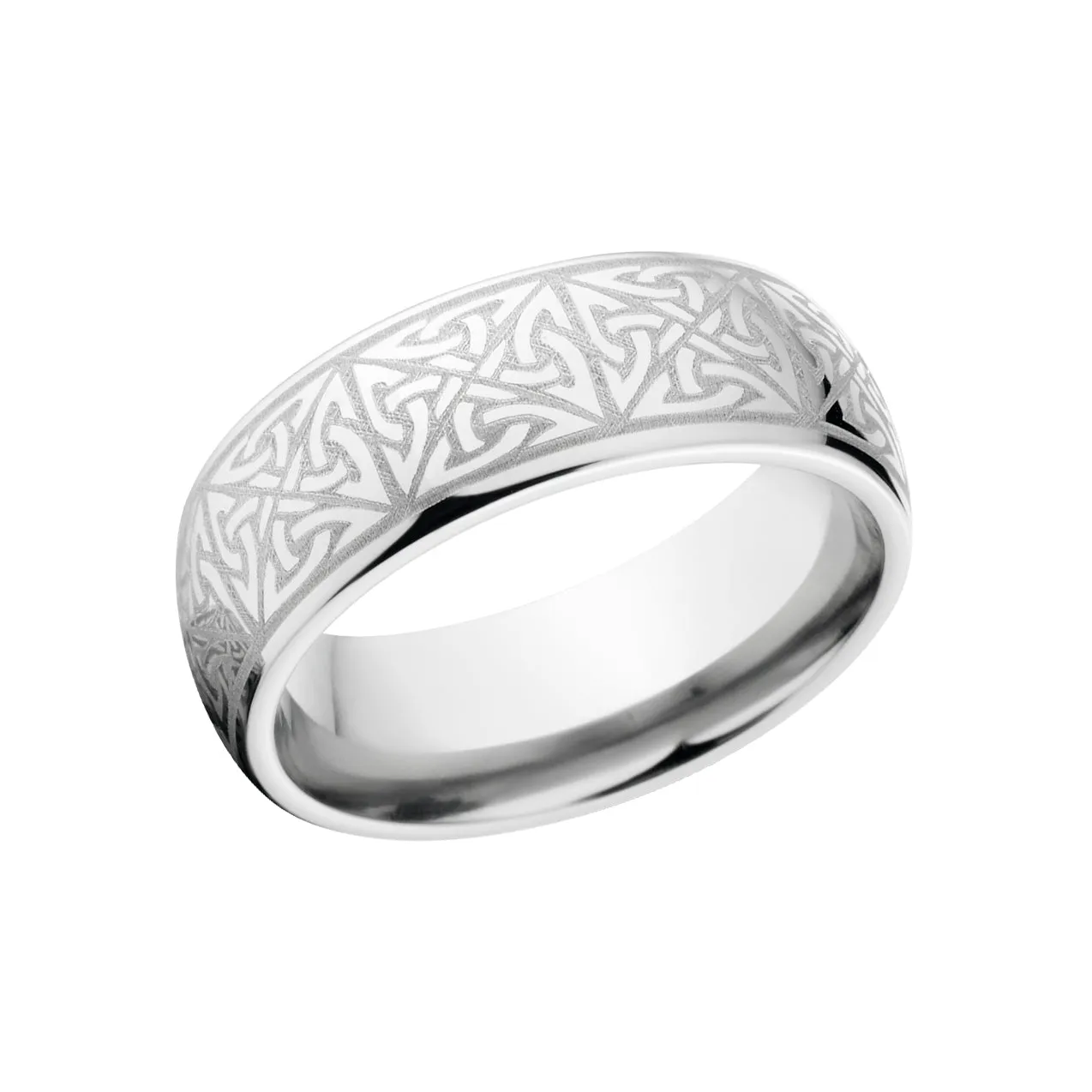 Celtic Rings: Mens Cobalt Wedding Band