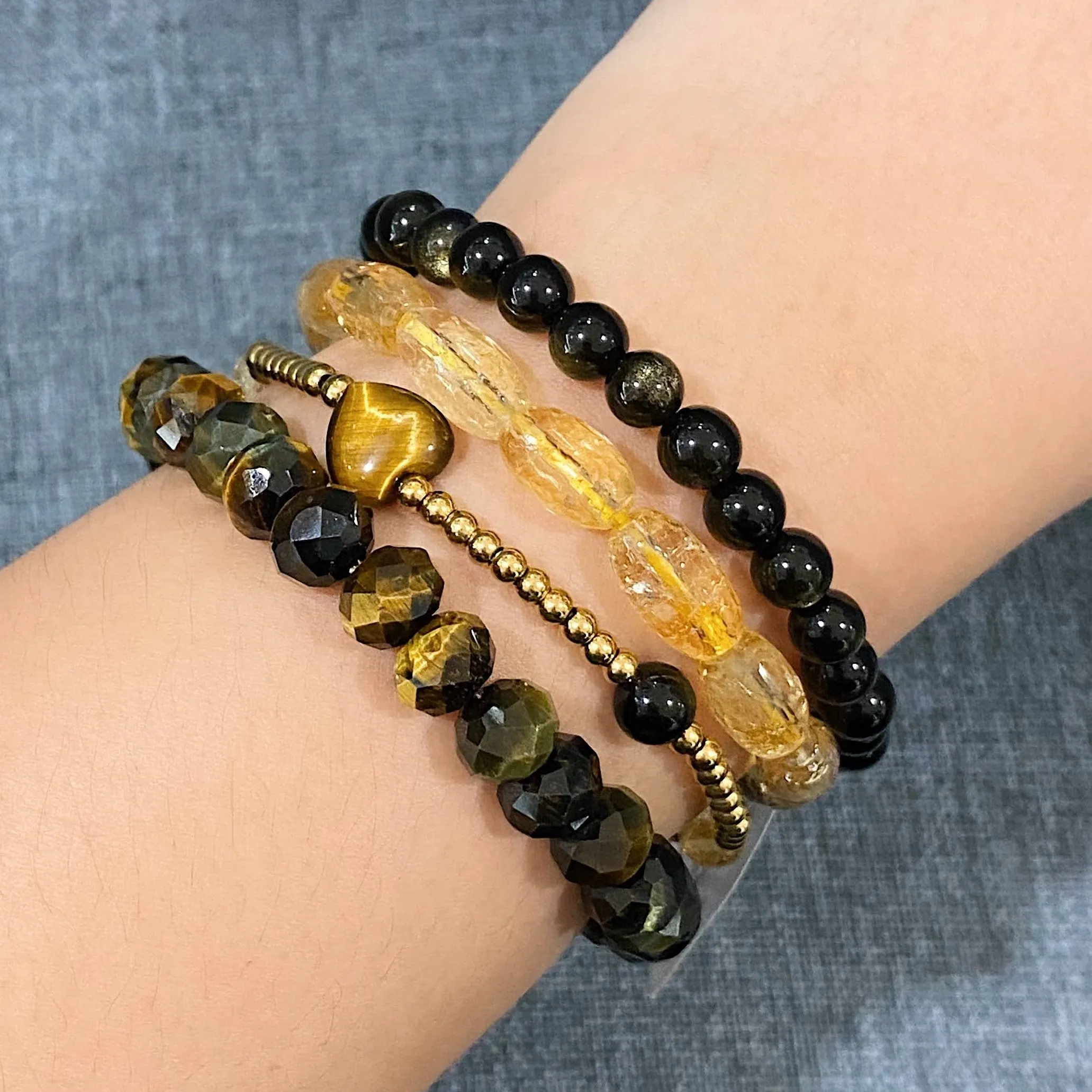 Citrine Faceted Egg