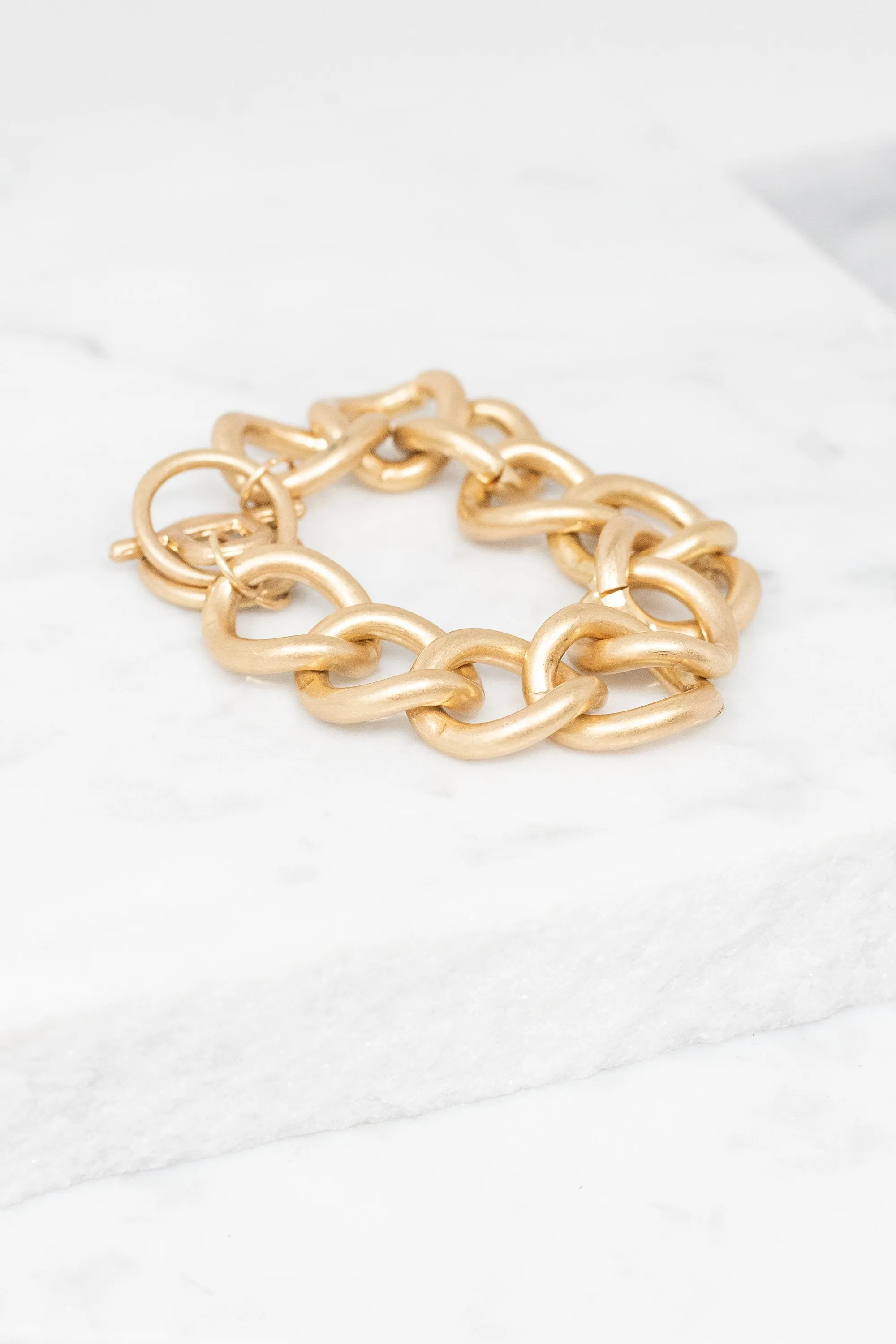 City Fun Gold Chain Bracelet