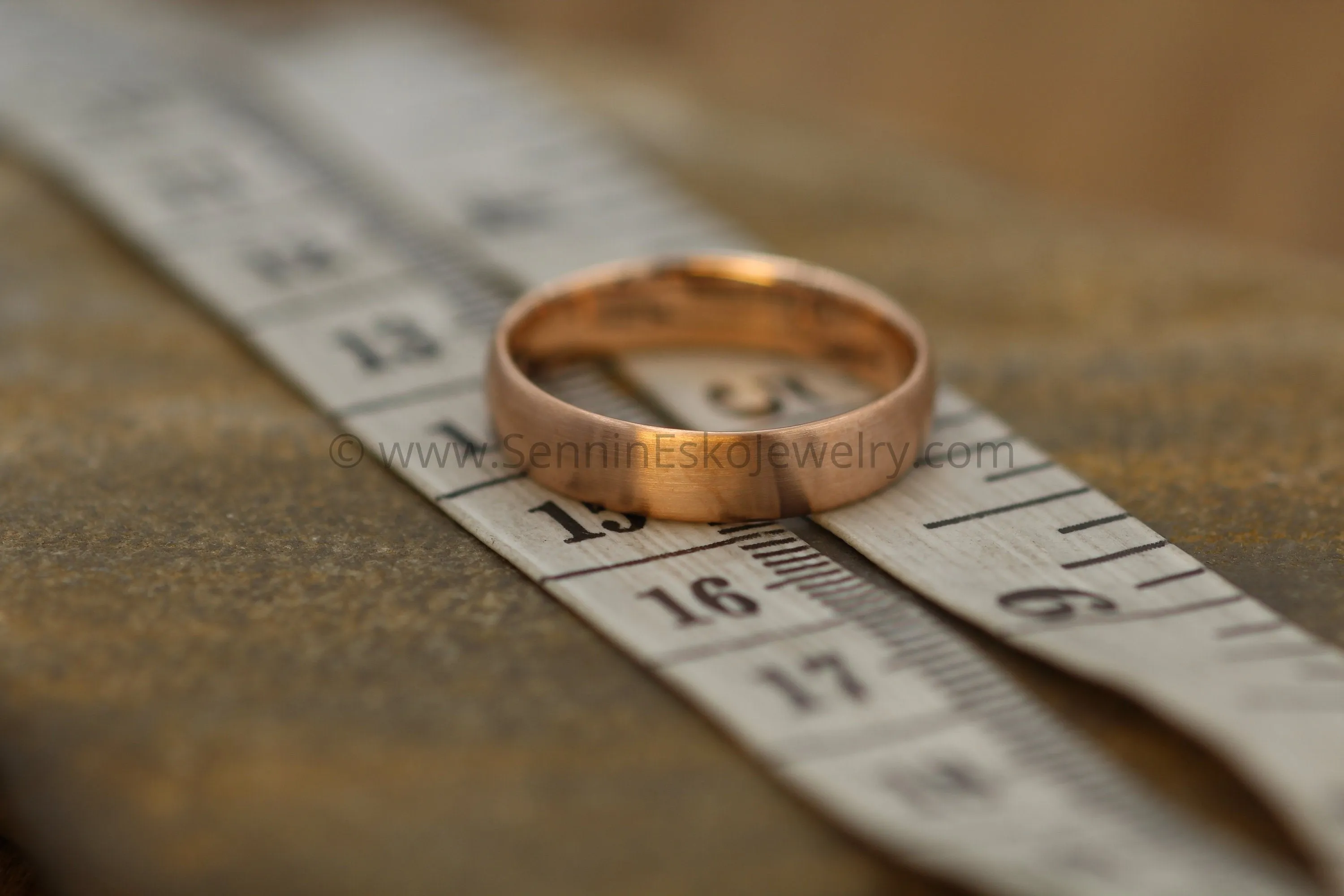 Comfort Fit 14kt Yellow Gold 4.5x1.4mm Band - Matte Finish
