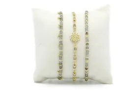 Crown Chakra Bracelet Stack