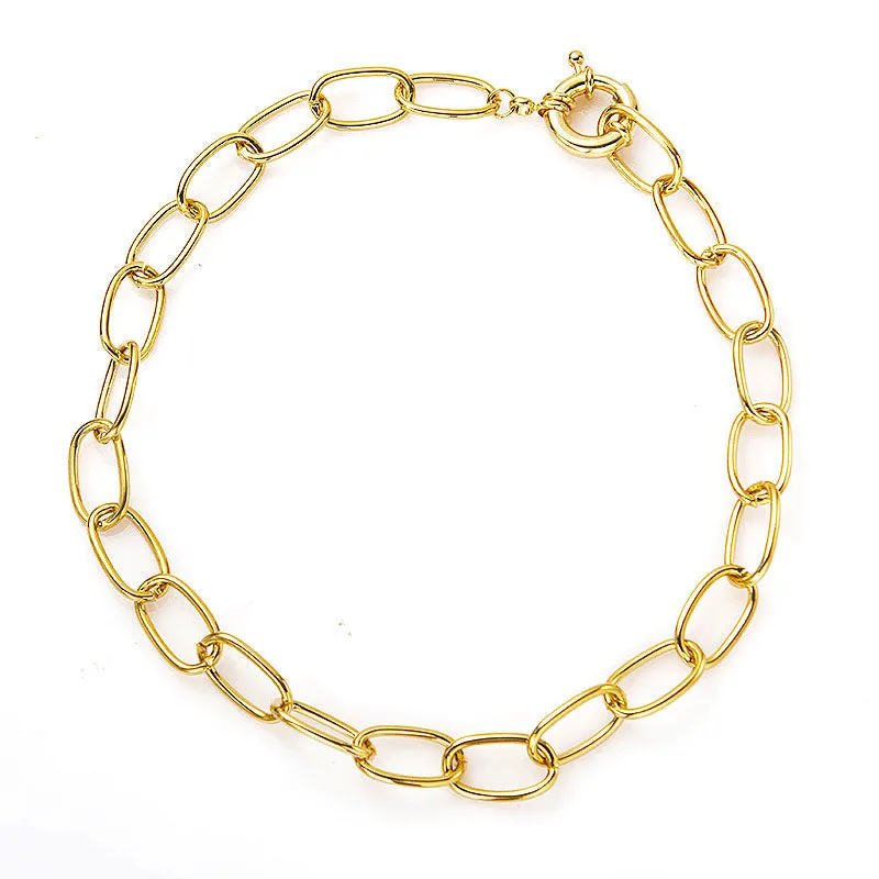 Cuban S/Steel Chain Choker