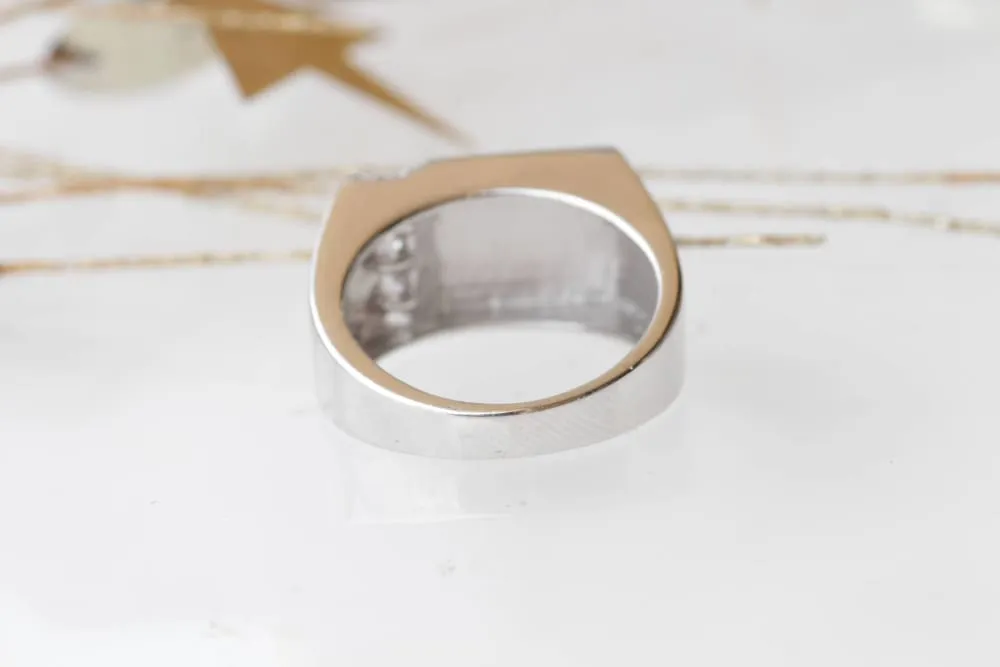 CZ HALO RING