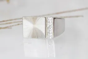 CZ HALO RING