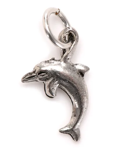 Dolphin Charm Silver or Gold