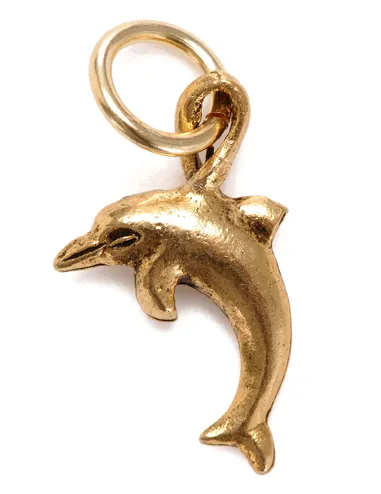 Dolphin Charm Silver or Gold