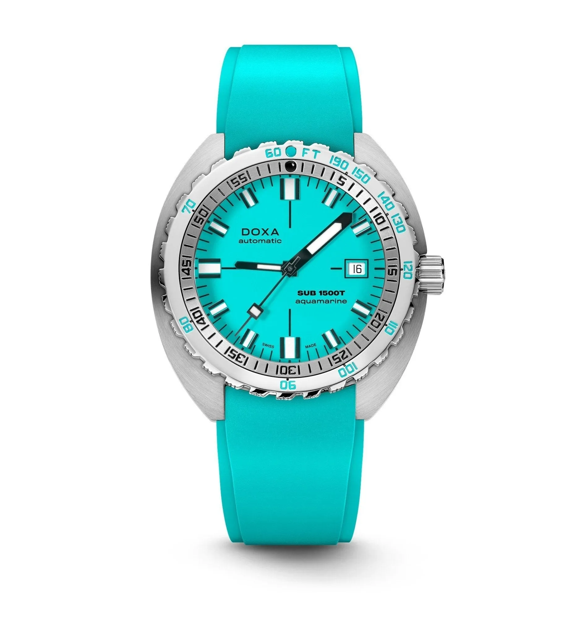 DOXA Sub 1500T Aquamarine Rubber - 883.10.241.10