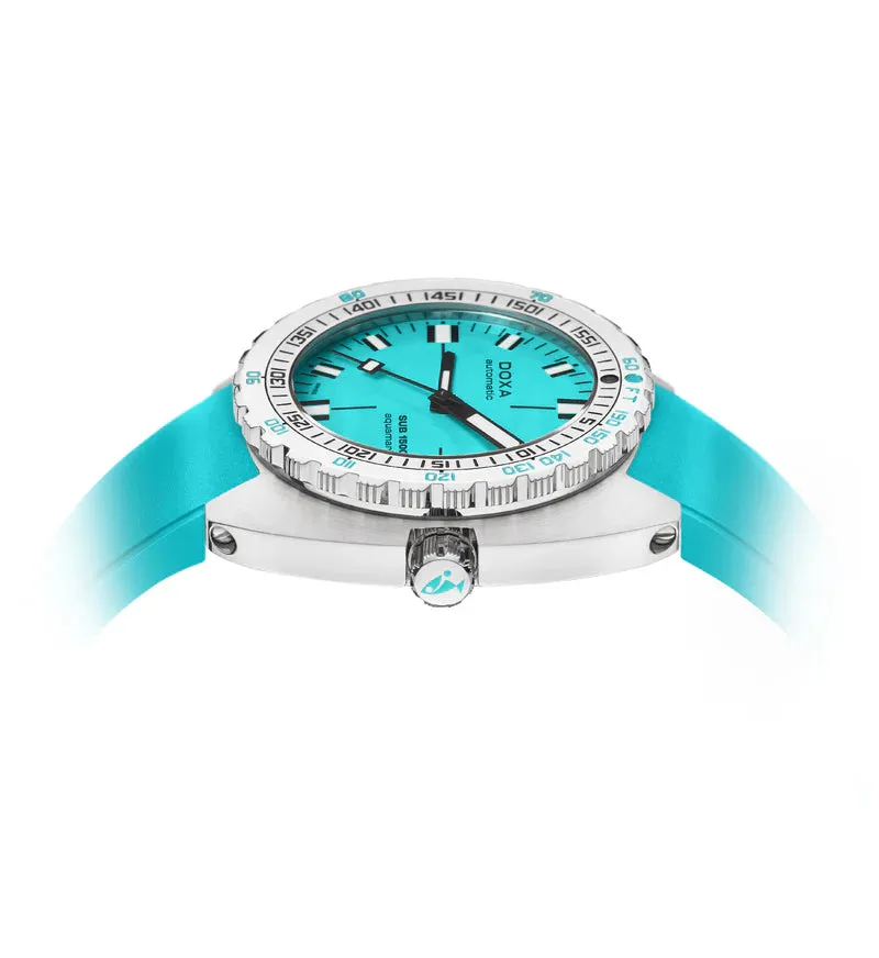 DOXA Sub 1500T Aquamarine Rubber - 883.10.241.10