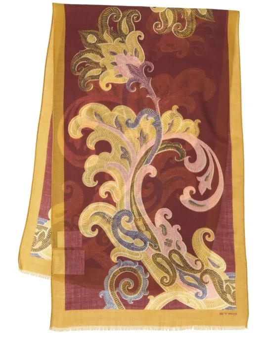 Etro   Tosca printed cashmere scarf 