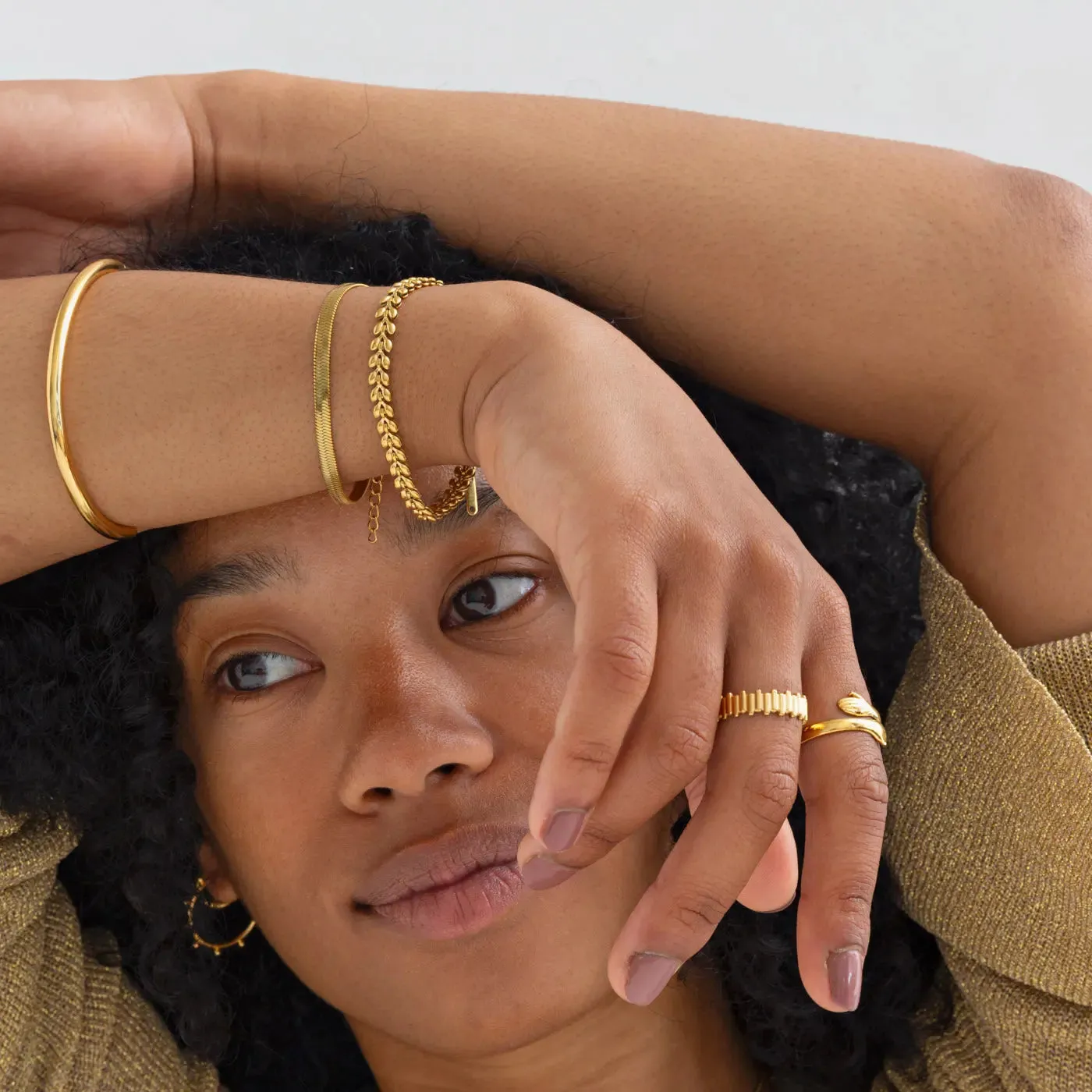 Fleur - Wishbone Bracelet Stainless Steel