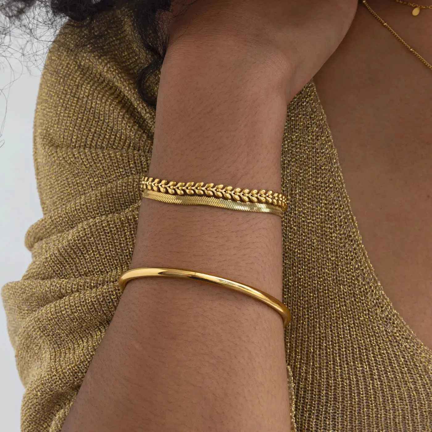 Fleur - Wishbone Bracelet Stainless Steel