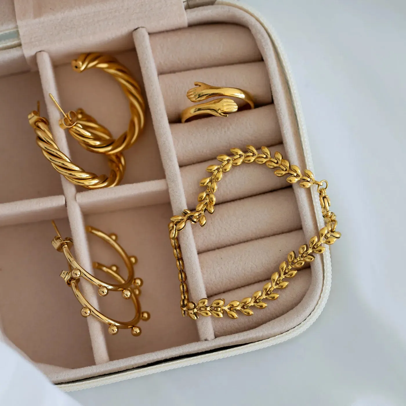 Fleur - Wishbone Bracelet Stainless Steel