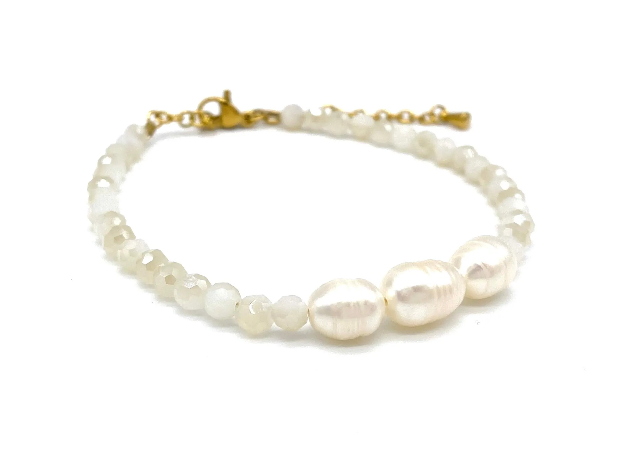 Freshwater Pearl Beaded Bracelet