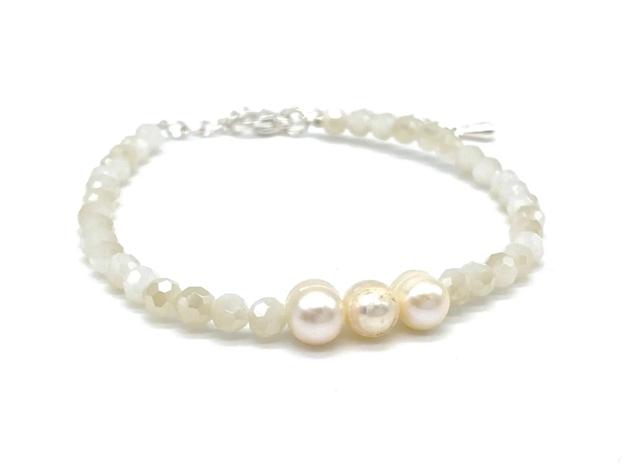 Freshwater Pearl Beaded Bracelet