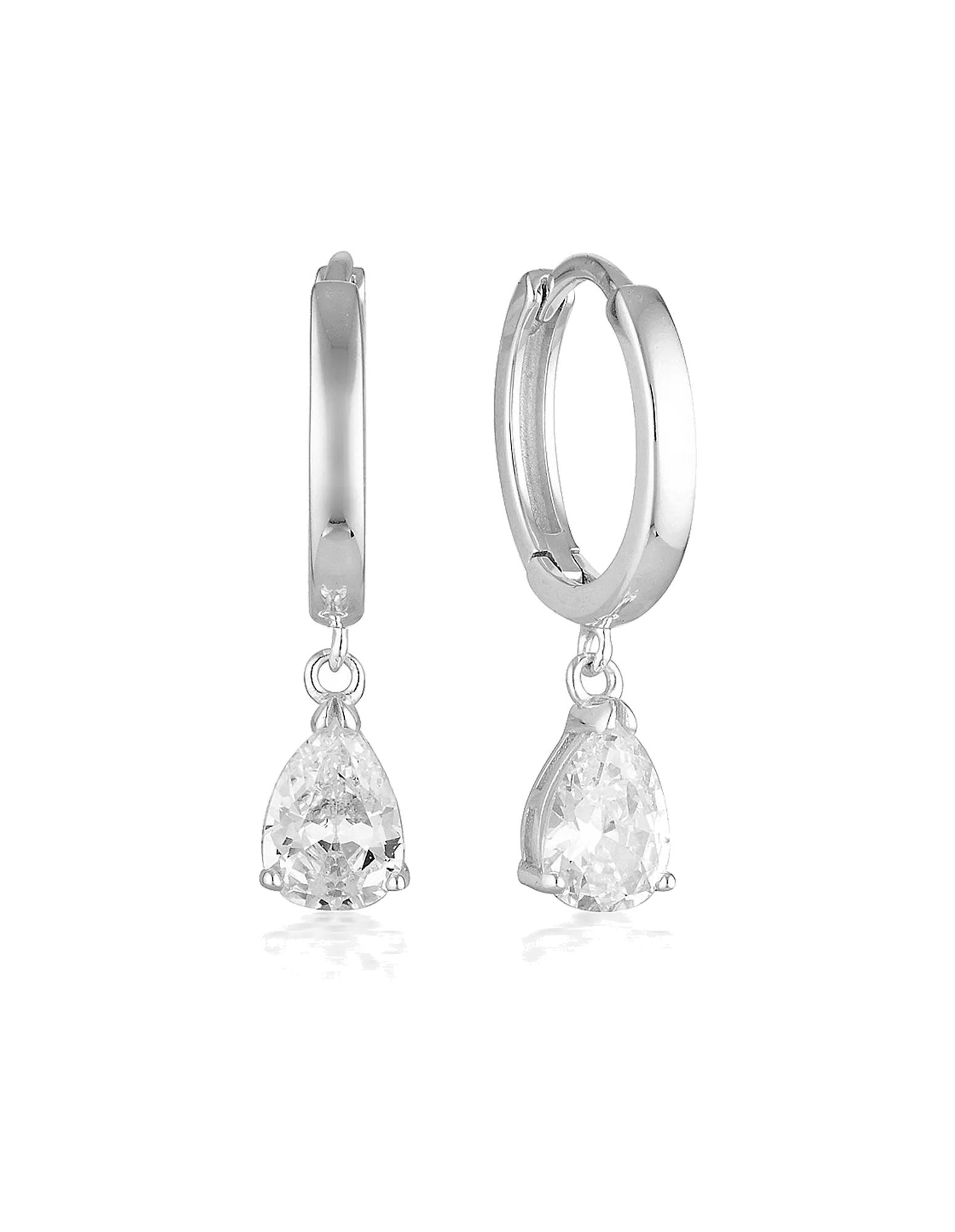 Georgini Pia Hoop w/ CZ - Silver