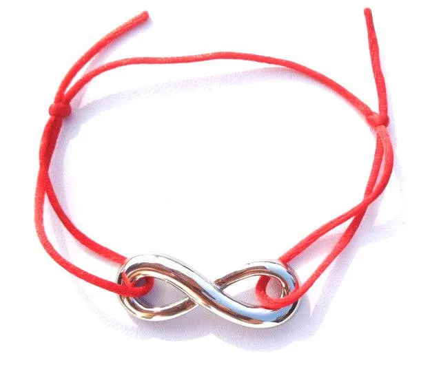 Infinity RED Friendship Bracelet