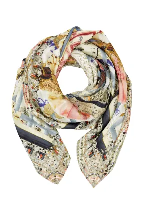 LARGE SQUARE SCARF ECHOES OF ERHU