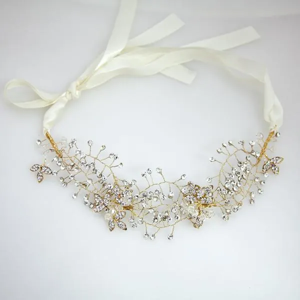 Laura Crystal Hair Crown