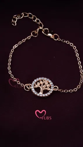 Leafy Luxe Bangle Bracelet