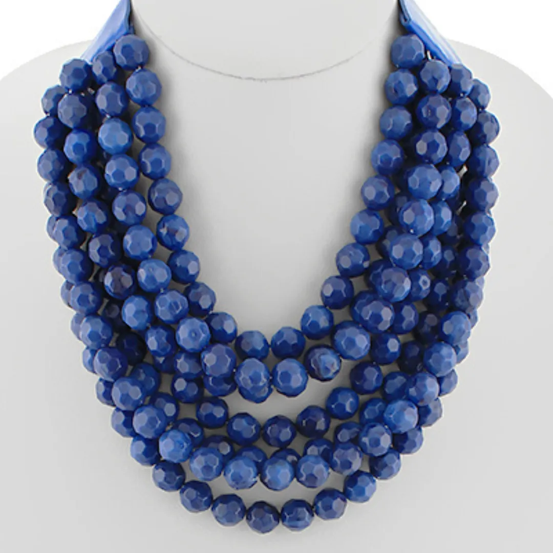 Multi Row Beaded Necklace