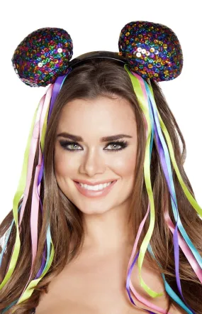 Multi Sequin Head Piece