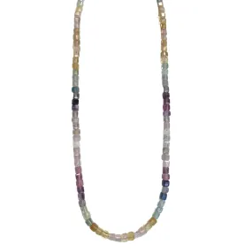 Multicolor Fluorite Beaded Necklace