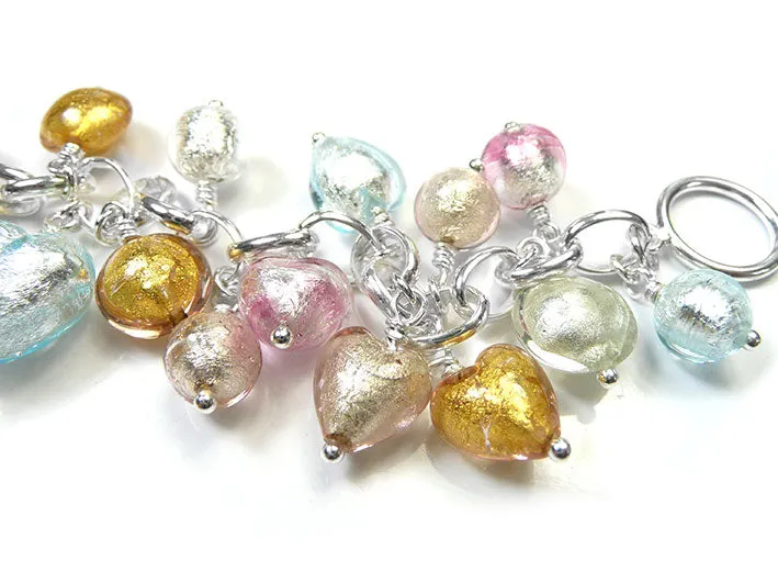 Murano Glass Bracelet - Sherbet