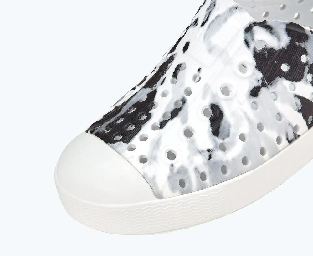 Native Jefferson Print - Shell White / Grey Tie Dye