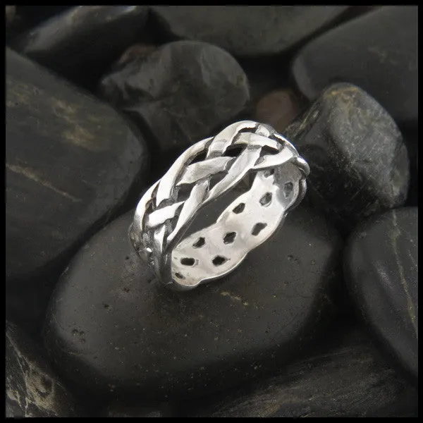 Open Weave Ring in Sterling Silver