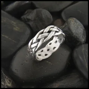 Open Weave Ring in Sterling Silver