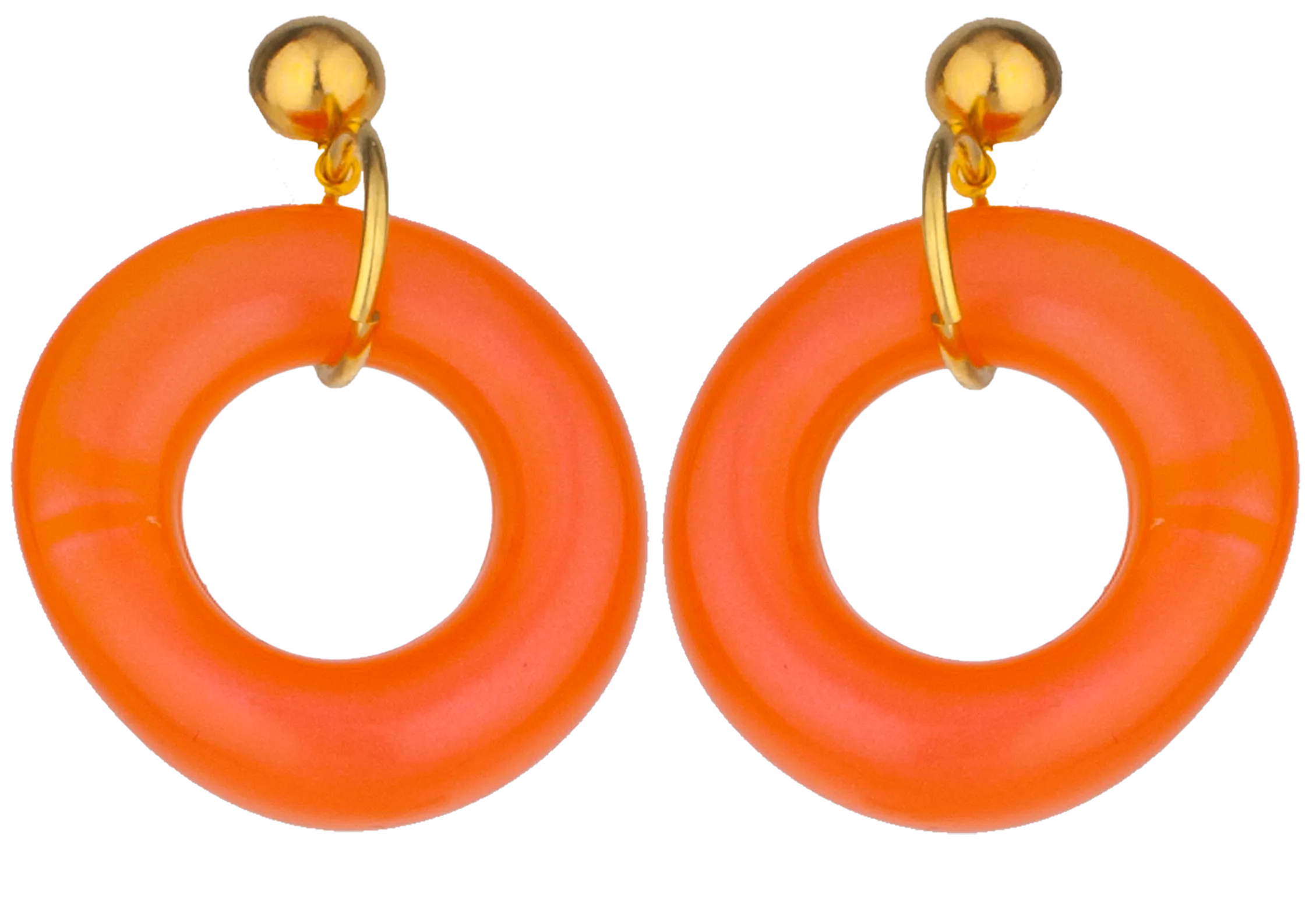 ORANGE SLICE EARRINGS