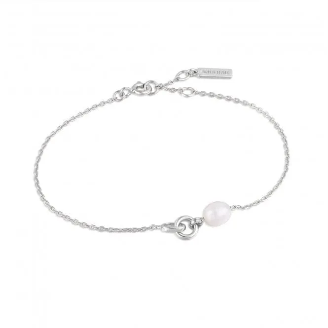 Pearl Link Chain Bracelet B043-01H